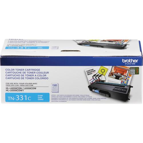 Brother TN331C Standard Yield Cyan Toner Cartridge
