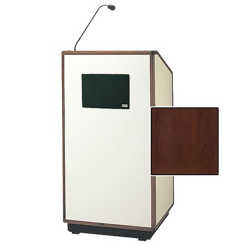 Da-Lite Cambridge Special Needs Adjustable Floor Lectern with Microphone and Premium Sound System