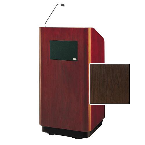 Da-Lite Concord Special Needs Adjustable Floor Lectern with Microphone and Premium Sound System