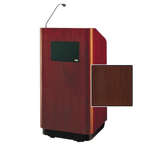 Da-Lite Concord Special Needs Adjustable Floor Lectern with Microphone and Premium Sound System