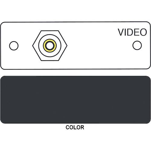 FSR IPS-V211S RCA to RCA Bulkhead Insert Module