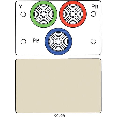 FSR IPS-V231D 3-RCA to BNC Bulkhead Insert Module