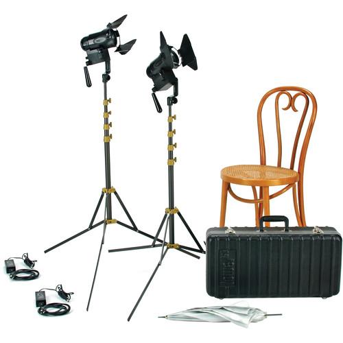 Lowel PRO Power Daylight LED 2-Light AC Kit with GO-85 Hard Case