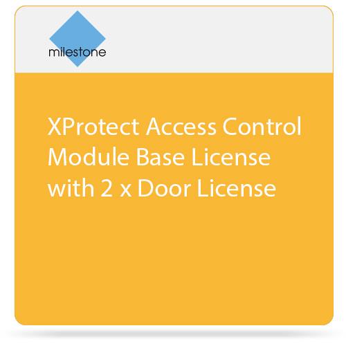 Milestone XProtect Access Control Module Base License with 2 x Door License
