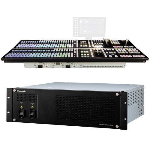 Panasonic AV-HS6000 2 M E Live Switcher Main Frame & Control Panel