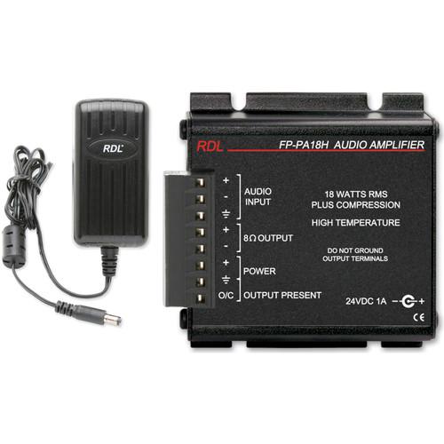 RDL FP-PA18H 18W Mono Hi-Temp Audio