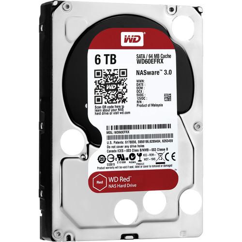 WD 6TB Red 5400 rpm SATA III 3.5" Internal NAS HDD