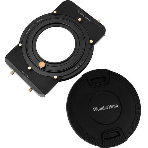 FotodioX WonderPana 6.6" Holder Bracket Kit with 82mm-145mm WonderPana FreeArc Aluminum Step-Up Ring and 145mm Center-Pinch Snap-On Lens Cap