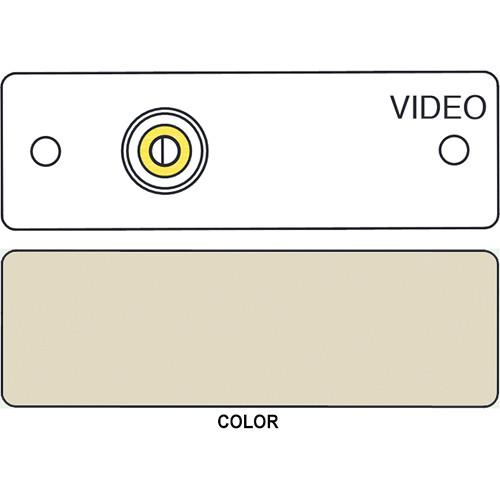 FSR IPS-V210S Yellow RCA to Solder Cup Video Connector Insert