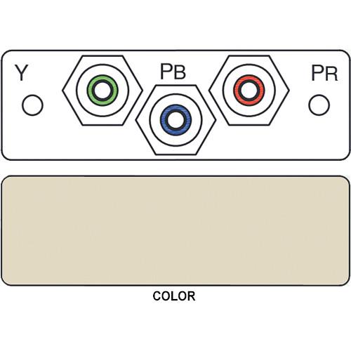 FSR IPS-V230S 3-RCA to 3-RCA Bulkhead Video Insert