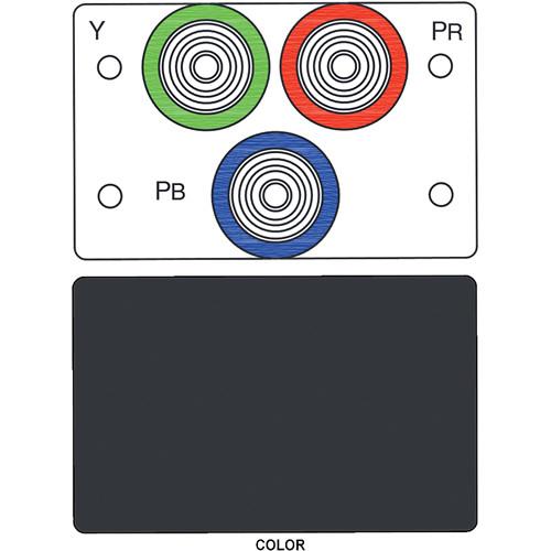FSR IPS-V231D 3-RCA to BNC Bulkhead Insert Module