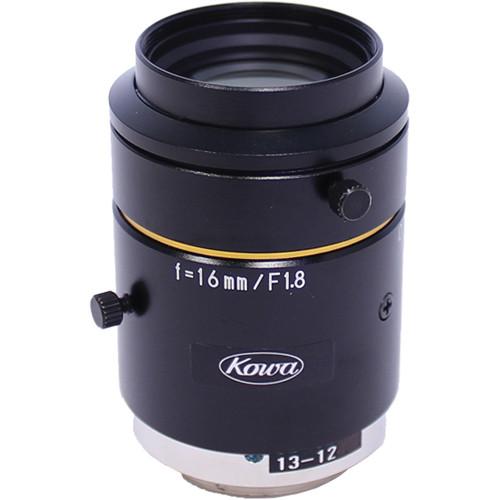 Kowa C-Mount 16mm f 1.8-16 2 3" 10MP JC10M Series Fixed Lens