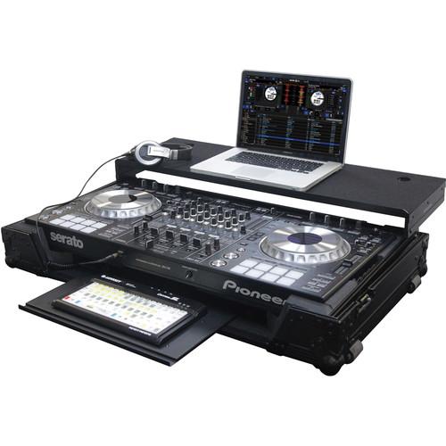 Odyssey Innovative Designs Black Label Pioneer DDJ-SZ DJ Controller Glide Style Case with Bottom GT Glide Tray