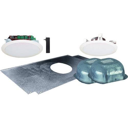 OWI Inc. AMP-R2SIC52 Two-Source 5.25" Amplified Drop Ceiling One-Speaker Package