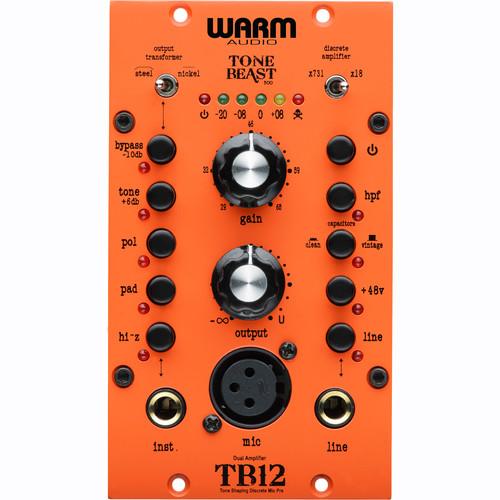 Warm Audio TB12 500 - Tone Beast Microphone Preamplifier for 500 Series Rack