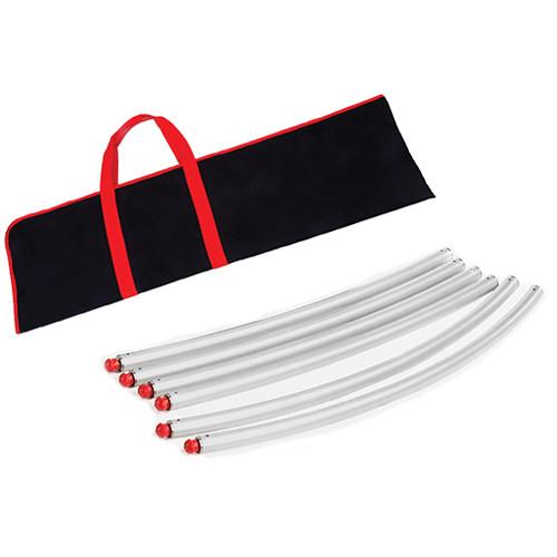 Acebil 90-Degree Curved Track Rail Extension with Case