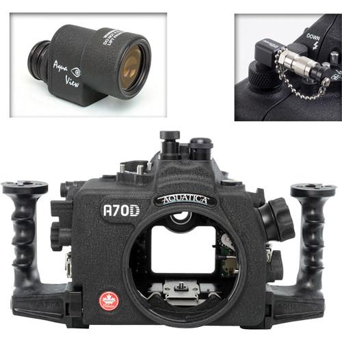 Aquatica A70D Underwater Housing for Canon EOS 70D with Aqua VF and Vacuum Check System