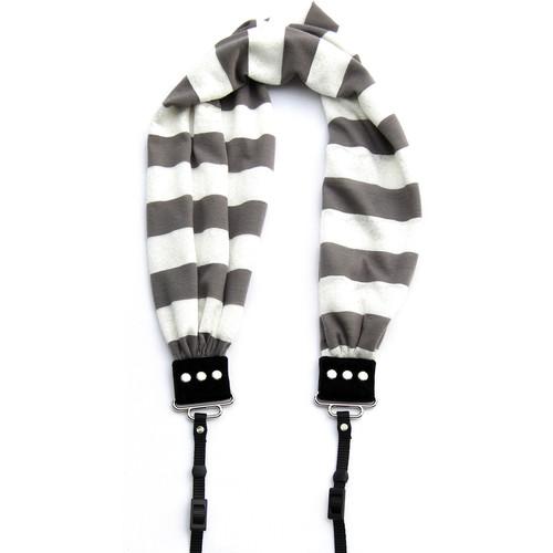 Capturing Couture Striped Scarf Camera Strap