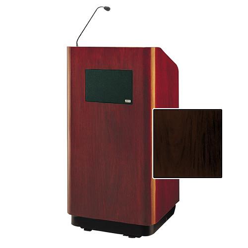 Da-Lite Concord Special Needs Adjustable Floor Lectern with Microphone and Premium Sound System