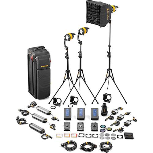 Dedolight DLED4-BI Bi-Color LED 3-Light Master Kit