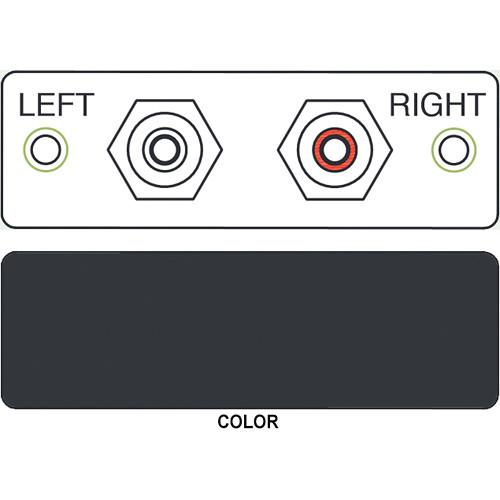 FSR IPS-A220S-BLK-LB 2-RCA to 2-RCA Bulkhead Audio Module