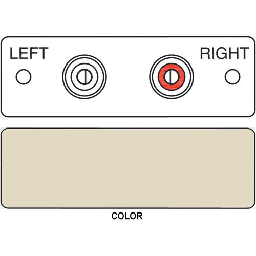 FSR IPS-A222S 2-RCA, Red & White to 2-Screw Terminal