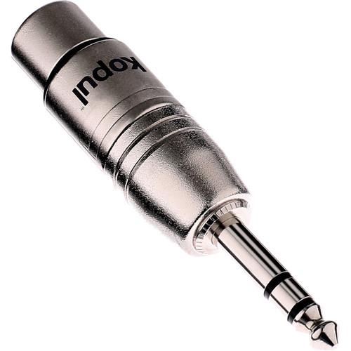 Kopul 3-Pin XLR Female to 1 4" TRS Male Barrel Adapter