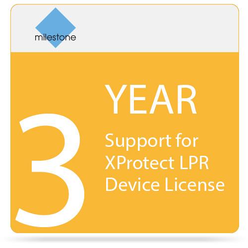 Milestone 3-Year SUP for XProtect LPR Device License