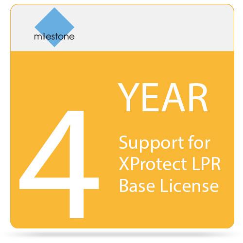 Milestone 4-Year SUP for XProtect LPR Base License