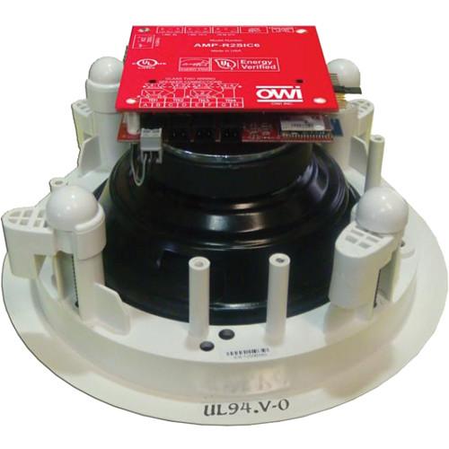 OWI Inc. AMP-R2SIC5 Two-Source Amplified Drop Ceiling Speaker - 5.25"