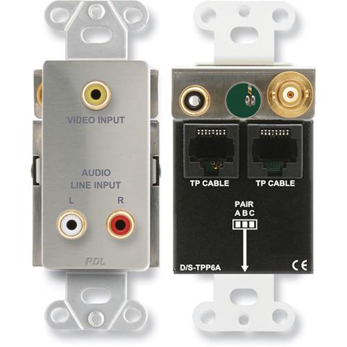 RDL DS-TPP6A Format-A with Video Pass-Through