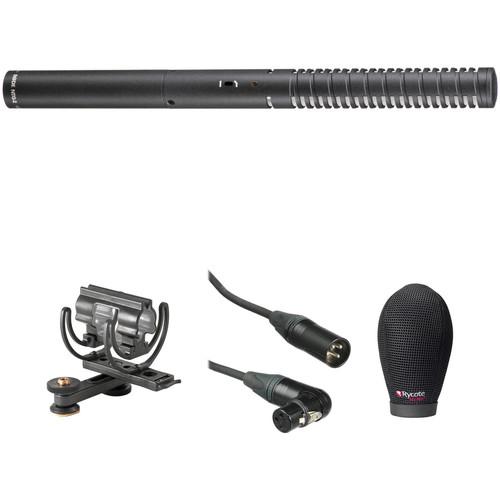 Rode NTG2 Shotgun Mic with Hot Shoe Adapter & Rycote Super-Softie Wind Shield Kit