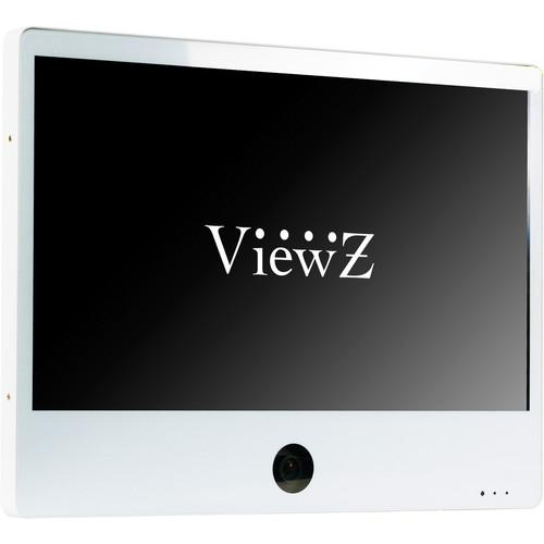 ViewZ VZ-PVM-Z3W3 27" Full HD Widescreen LED Backlit Monitor with Built-In 1.3MP Camera