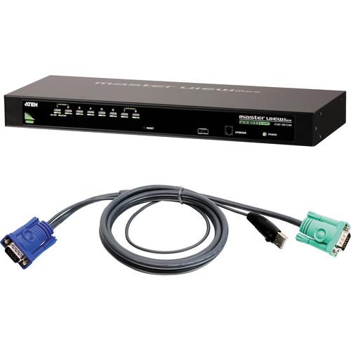 ATEN CS1308 8-Port USB PS 2 KVM Switch with 8 USB Cables
