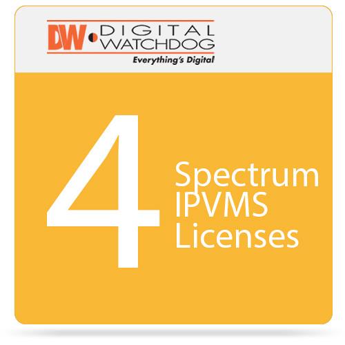Digital Watchdog 4 Spectrum IPVMS Licenses