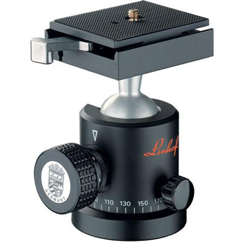 Linhof Profi-II Ballhead with Independent Panning Lock - Supports 17.60 lb