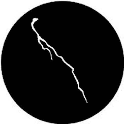 Rosco Standard Steel Gobo #7178 - Lightning 1