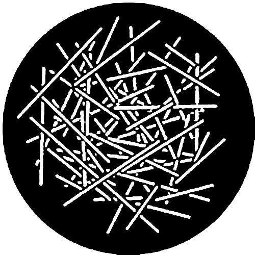 Rosco Standard Steel Gobo #7421 - Wrectlinear - Size E 37.5mm