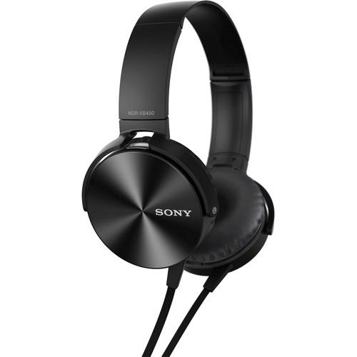 Sony MDRXB450 Extra Bass Headphones With In-Line Microphone Remote Control