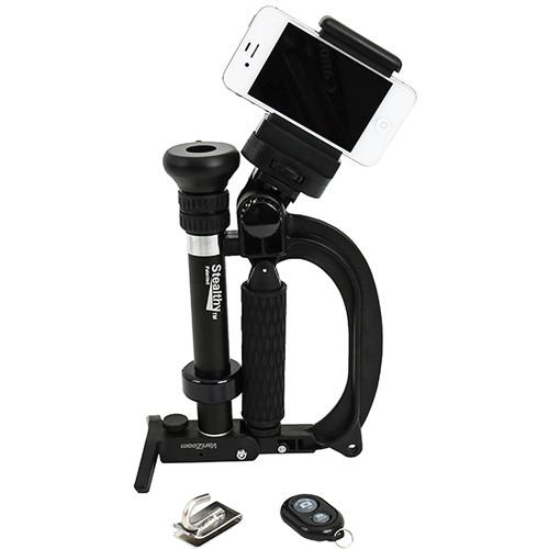 VariZoom StealthyGo Plus Multi-Use Support & Stabilizer with Smartphone Clamp & Bluetooth Remote
