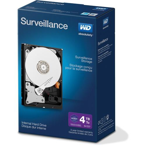 WD 4TB Purple 3.5" Surveillance Internal Retail Hard Drive