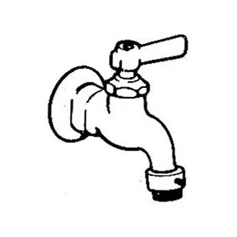 Arkay K100VB Single Wall-Mount Faucet with Vacuum Breaker