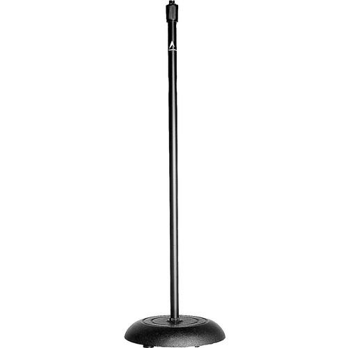 Atlas Sound MS-12CE - Low Profile Round Base Microphone Stand - Height: 37.80 - 60.20"