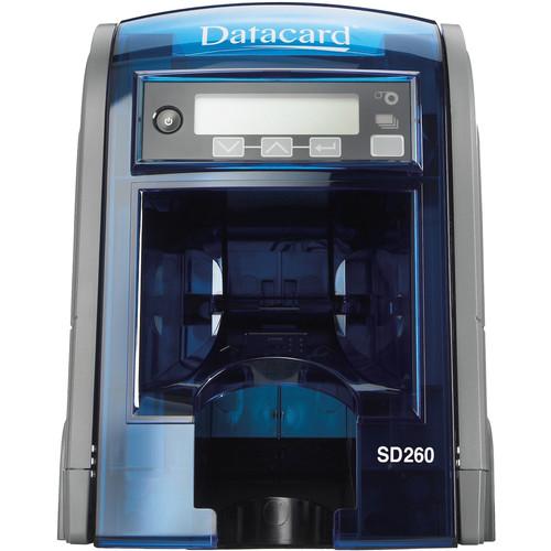DATACARD SD260L ID Card Printer with Identive Smart Card Encoder and Automatic Feed Hopper