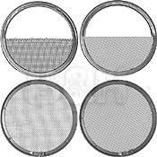 DeSisti Set of 4 Stainless Steel Scrims for Leonardo 10K, Remington 6K HMI