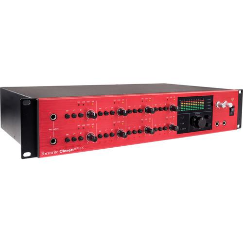 Focusrite Clarett 8PreX 26x28 Thunderbolt Audio Interface