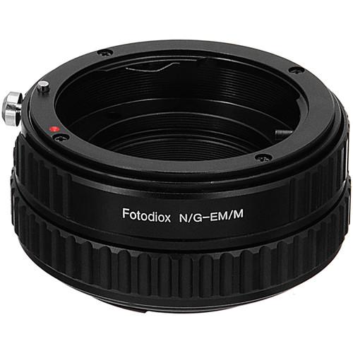 FotodioX Pro Nikon G Mount to Canon EOS M Lens Mount Adapter