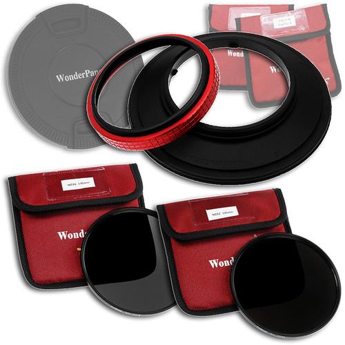 FotodioX WonderPana 145 Core Unit Kit for Olympus 7-14mm Lens with 145mm Solid Neutral Density 1.2 and 145mm Solid Neutral Density 1.5 Filters