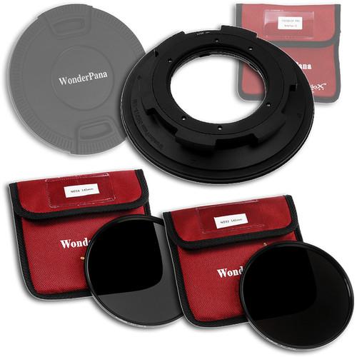 FotodioX WonderPana 145 Core Unit Kit for Sigma 8-16mm Lens with 145mm Solid Neutral Density 1.2 and 145mm Solid Neutral Density 1.5 Filters