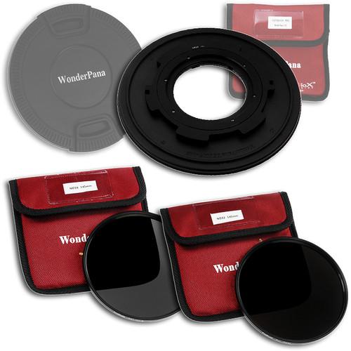 FotodioX WonderPana 145 Core Unit Kit for Tokina 10-17mm Lens with 145mm Solid Neutral Density 1.2 and 145mm Solid Neutral Density 1.5 Filters